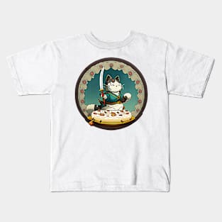 Cat Sword Art Kids T-Shirt